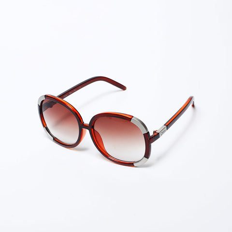 Chloe Butterfly type sunglasses Brown WS9868