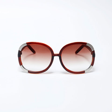 Chloe Butterfly type sunglasses Brown WS9868