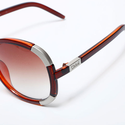 Chloe Butterfly type sunglasses Brown WS9868