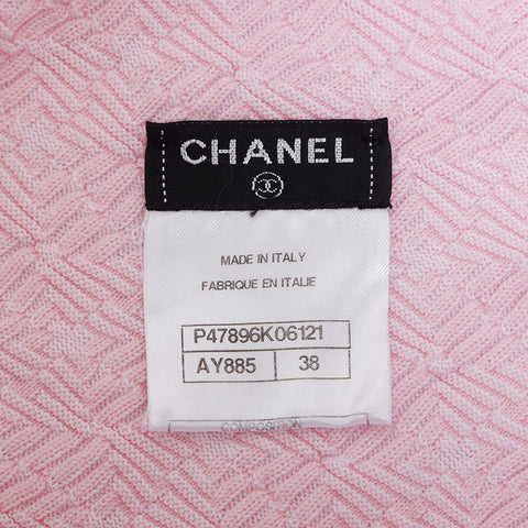 シャネル CHANEL Size:38 ココマーク コットン ニット P47896K06121 カーディガン ピンク WS9877