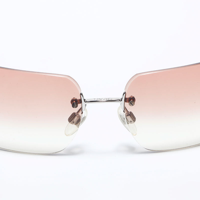 小物 CHANEL Coco Mark Rimless Sunglasses Y2K Chanel Coco Mark Rimless Gradient Frameless Rhinestone Sunglasses