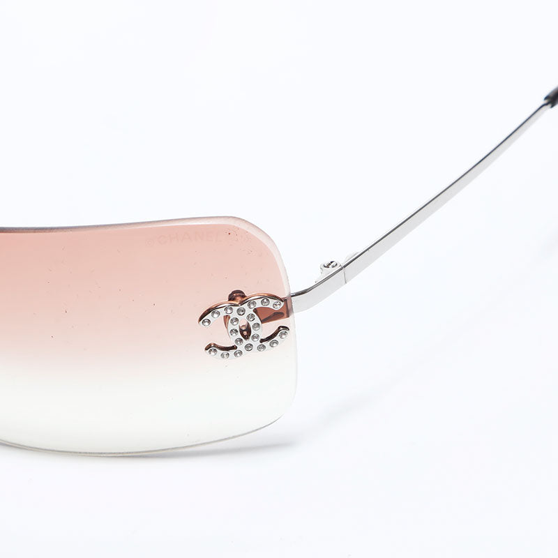シャネル CHANEL ココマーク リムレス グラデーション フレーム