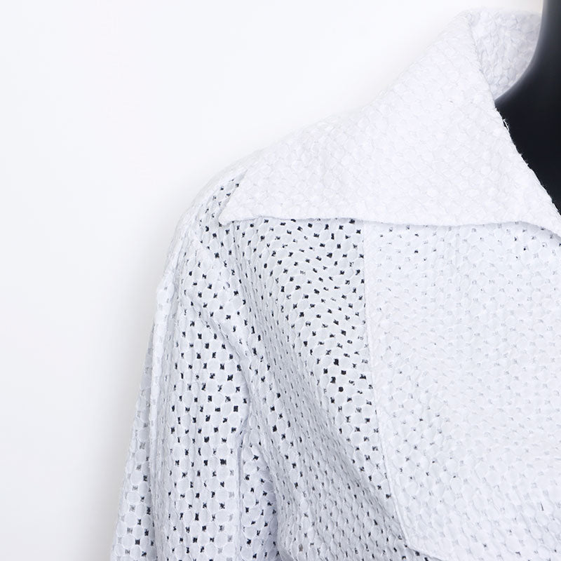 シャネル アイコン 長袖シャツ 08P サイズ38 ホワイト フラワー スター シャネル アイコン 長袖シャツ 08P サイズ38 ホワイト フラワー