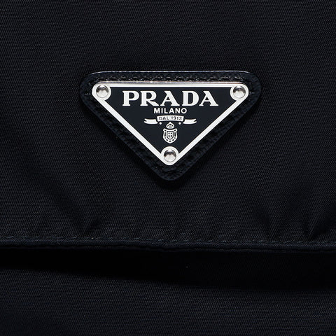 プラダ PRADA Re-Nylon 三角ロゴタグ メッセンジャーバッグ ショルダーバッグ ブラック WS9920