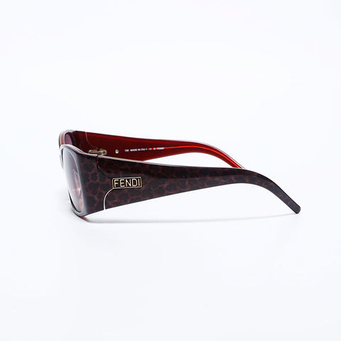 FENDI Leopard Pattern sunglasses Brown WS9930