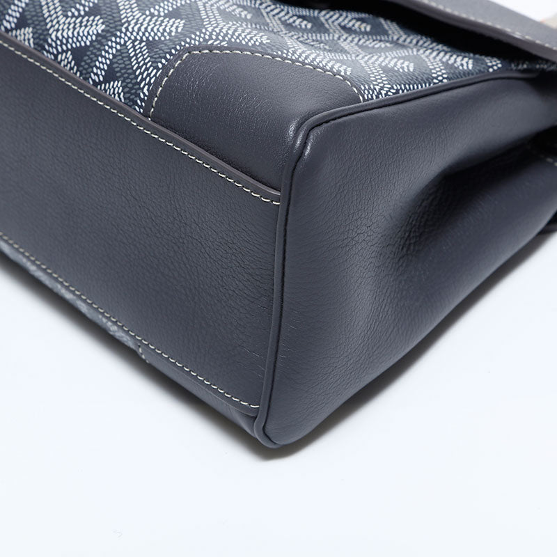 ゴヤール GOYARD ミニ サイゴン サッチェル ショルダーバッグ グレー