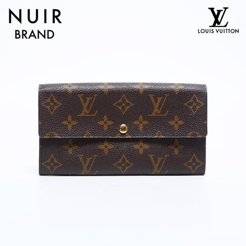 Louis Vuitton LOUIS VUITTON Monogram CA4048 Long Wallet Brown WS9940