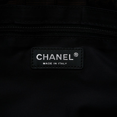 シャネル CHANEL 9番台 ニュートラベル MM トートバッグ ブラウン WS9943