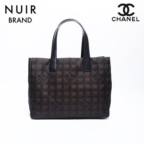 シャネル CHANEL 9番台 ニュートラベル MM トートバッグ ブラウン WS9943