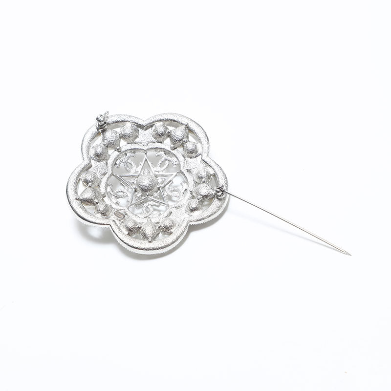 CHANEL カメリア 13P パール ラインストーン ブローチ シャネル CHANEL