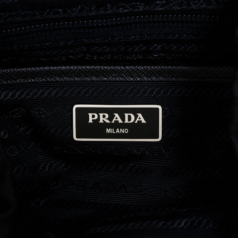 プラダ PRADA Re-Nylon 三角ロゴタグ ナイロン リュック・デイパック ブラック WS9984