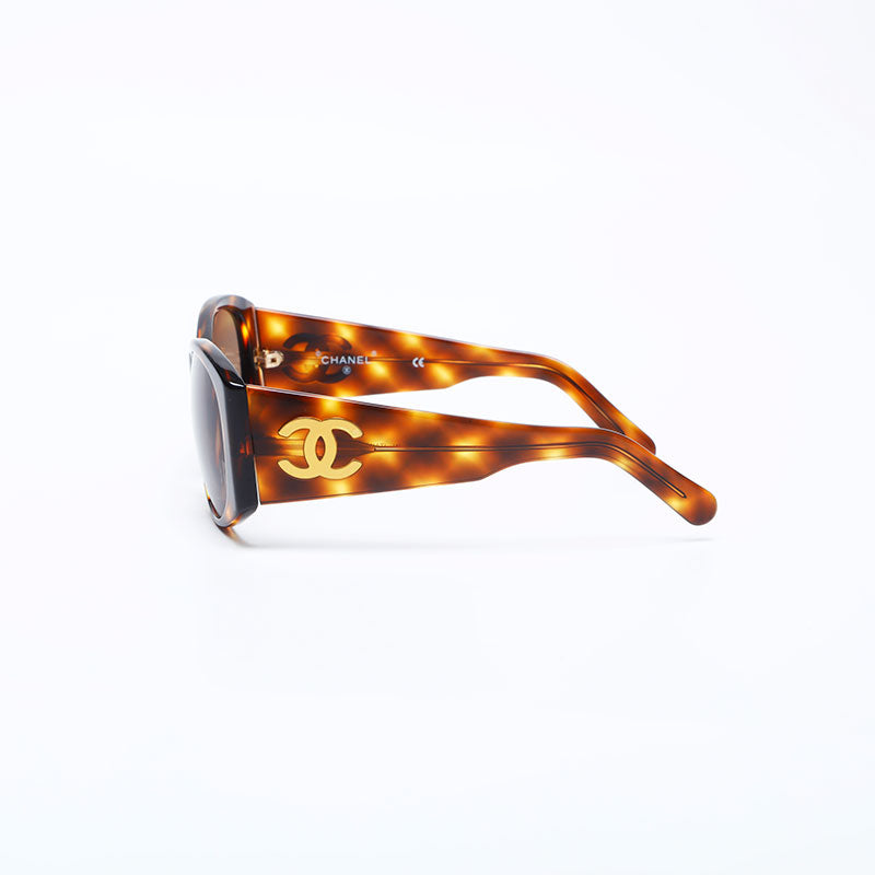 Chanel Coco Mark Sunglasses Brown WS9989 – NUIR VINTAGE