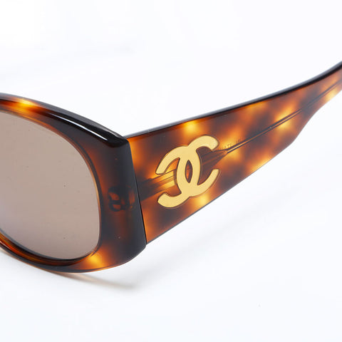 Chanel Coco Mark Sunglasses Brown WS9989 – NUIR VINTAGE