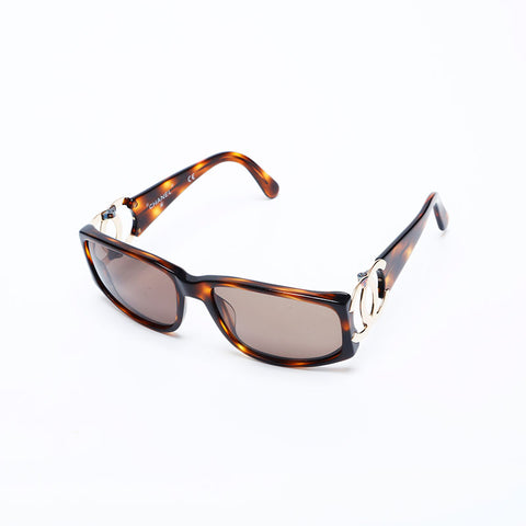 Chanel Coco Mark Sunglasses Brown WS9990 – NUIR VINTAGE