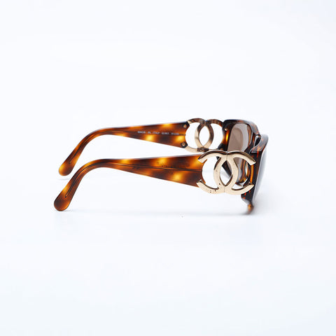 Chanel Coco Mark Sunglasses Brown WS9990 – NUIR VINTAGE