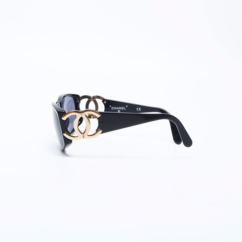 Chanel Coco Mark Sunglasses Black WS9992 – NUIR VINTAGE