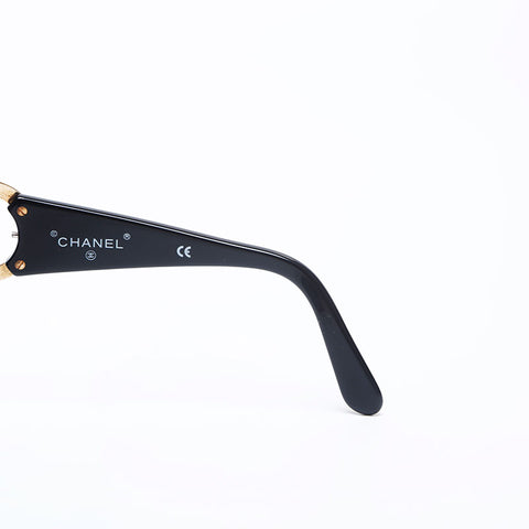 Chanel Coco Mark Sunglasses Black WS9993