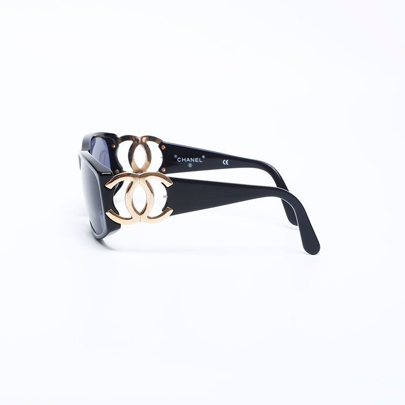Chanel Coco Mark Sunglasses Black WS9993 – NUIR VINTAGE