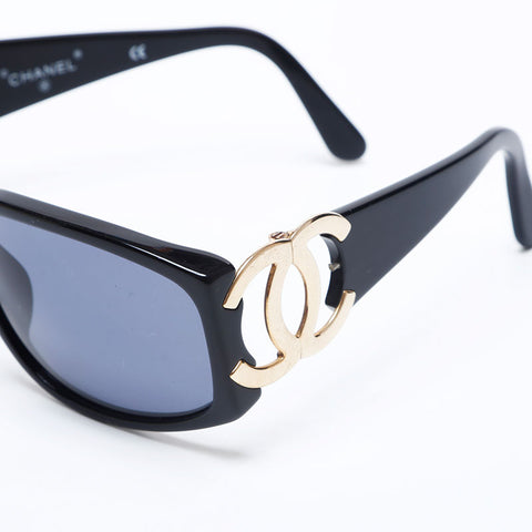 Chanel Coco Mark Sunglasses Black WS9993