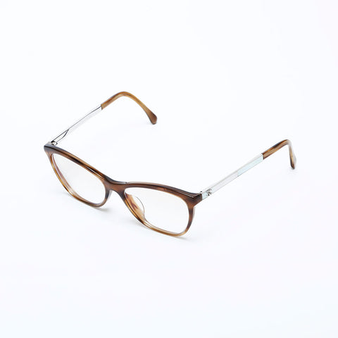 CHANEL COCO Mark sunglasses Brown WS9994