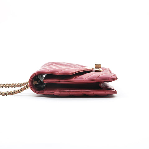 Chanel Mademoiselle 2,55 Kettenumhängetasche Red EIT0756