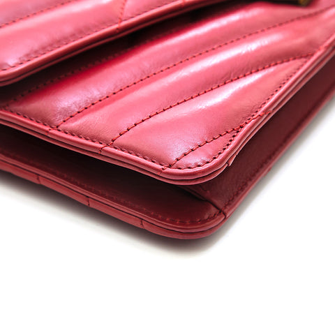 Chanel Mademoiselle 2,55 Kettenumhängetasche Red EIT0756