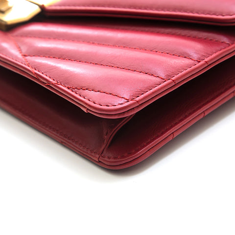 Chanel Mademoiselle 2,55 Kettenumhängetasche Red EIT0756