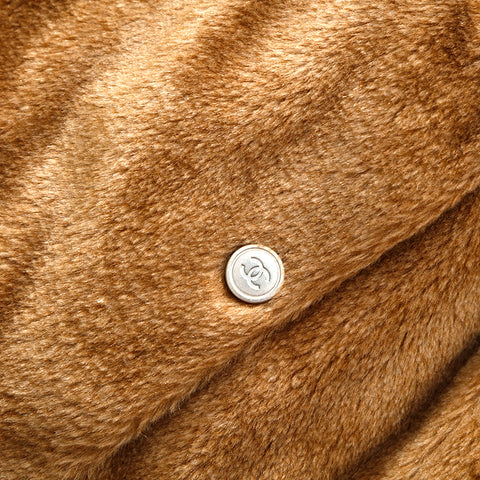 Chanel Chanel Sportsline Bohres Jacke Coco Mark Blouson Polyester Blau EIT1305