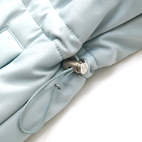 Chanel Sports Line Boa Jacket Coco Mark Blouson Polyester Blue eit1305