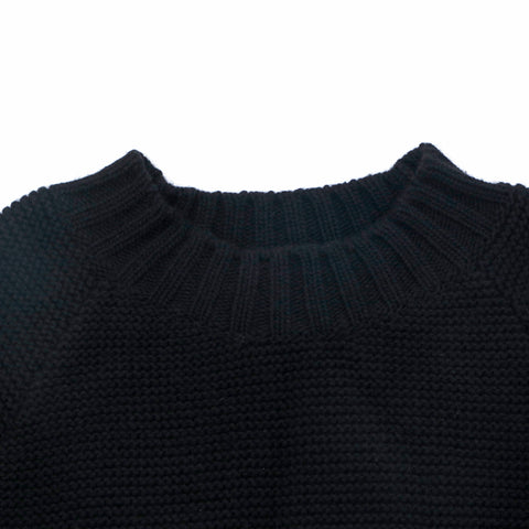 CHANEL Short Sleeve Size: 36 Knit 06A 2006 one piece wool black eit1431
