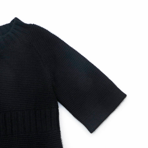 CHANEL Short Sleeve Size: 36 Knit 06A 2006 one piece wool black eit1431