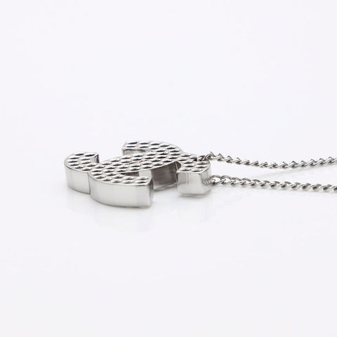 Chanel Chanel 03p Big Coco Mark Punching 2003 Collier en argent WS12012