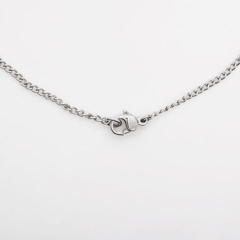 Chanel Chanel 03p Big Coco Mark Punching 2003 Collier en argent WS12012