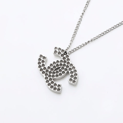 Chanel Chanel 03p Big Coco Mark Punching 2003 Collier en argent WS12012