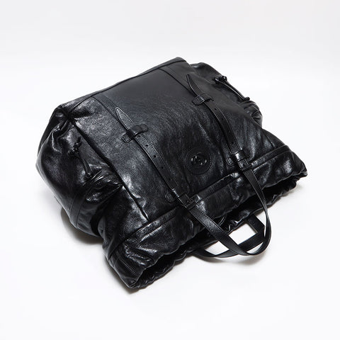 グッチ GUCCI ドローストリング レザー GGキャンバス マーモント トートバッグ ブラック WS13016