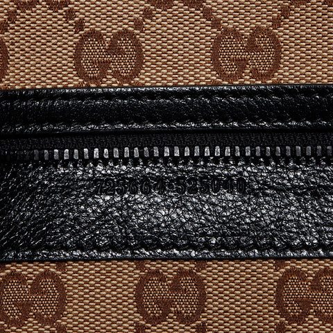 グッチ GUCCI ドローストリング レザー GGキャンバス マーモント トートバッグ ブラック WS13016