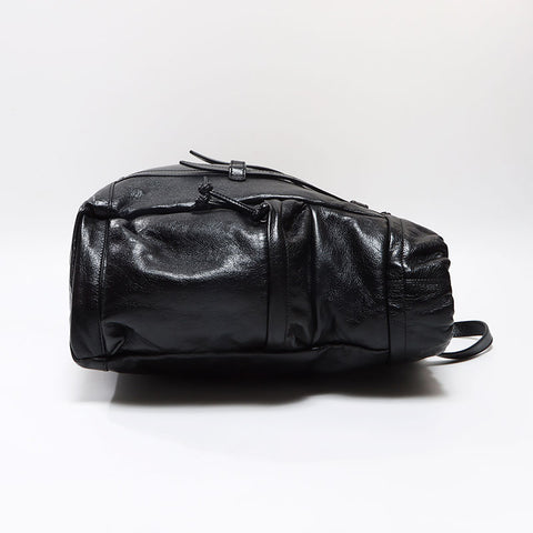 グッチ GUCCI ドローストリング レザー GGキャンバス マーモント トートバッグ ブラック WS13016