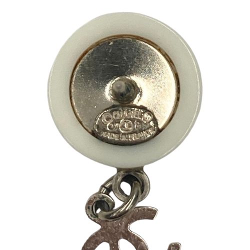 CHANEL・ピアス ヴィンテージ シャネル CHANEL ココマーク スイング ピアス ホワイト WS2868 – NUIR