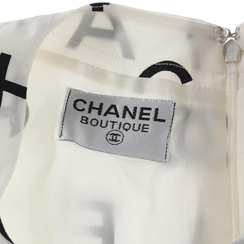 Chanel CHANEL Coco Mark Logo One Piece White EIT0627P4040