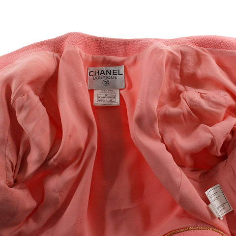 Chanel CHANEL Coco Botan Short Length Jacket 95P Pink EIT0189P4870