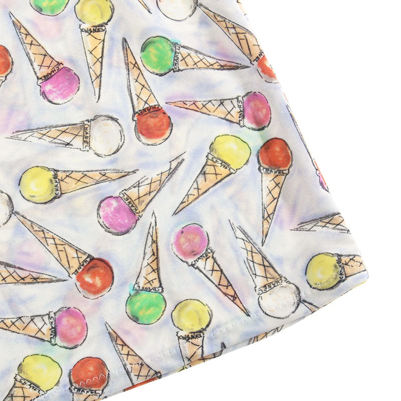 シャネルアイスラメブルーが可愛いワンピース シャネルアイスラメブルーが可愛いワンピース