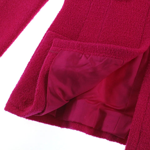 シャネル CHANEL ココボタン ツイード ジャケット スカート セットアップ ピンク P6074