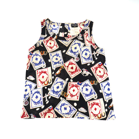 香奈儿香奈儿(Chanel Chanel)全面模式可可纽扣式面包盖板黑色P9718