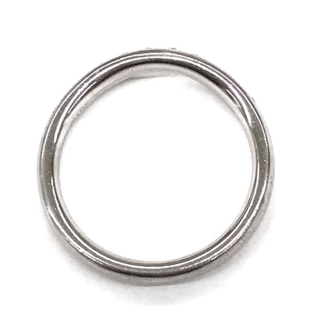 ティファニー TIFFANY&Co. カーブドバンド プラチナ ダイヤ リング・指輪 シルバー C2628