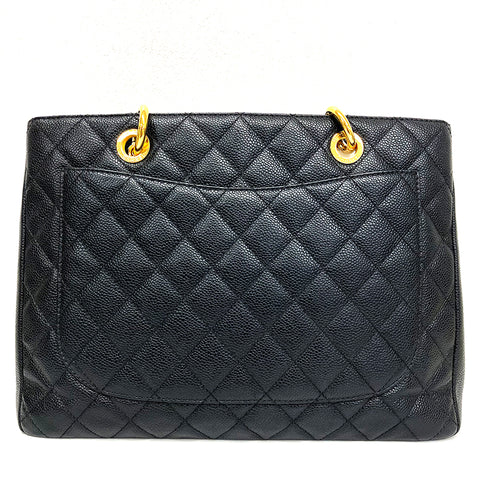 Chanel Chanel Matelasse -Kettenketten -Tasche Umhängetasche Kaviar Haut Schwarz WS1705