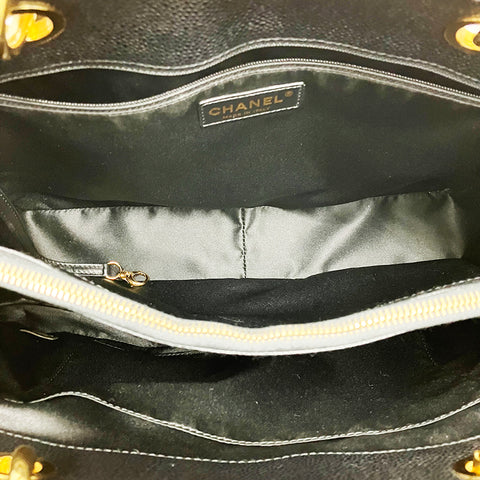 Chanel Chanel Matelasse -Kettenketten -Tasche Umhängetasche Kaviar Haut Schwarz WS1705