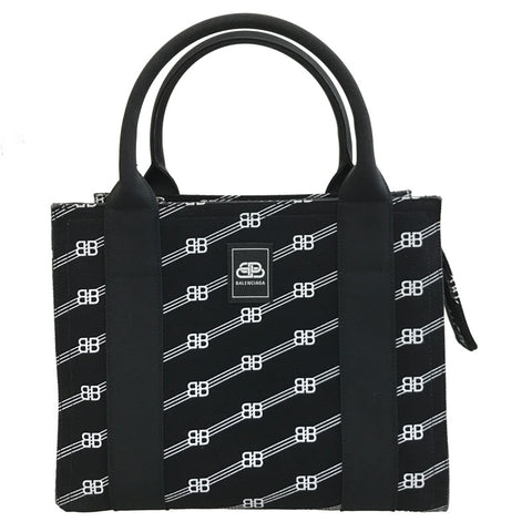 Balenciaga Trade XS TOTE Handtasche Leinwand Schwarz P12606
