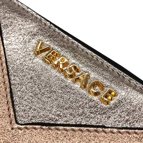 ヴェルサーチ VERSACE ロゴ ラウンドファスナー 折り財布 レザー マルチカラー P11633