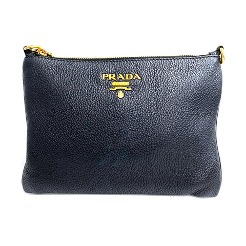 プラダ PRADA ショルダーバッグ カーフ ブラック WS2278 – NUIR VINTAGE