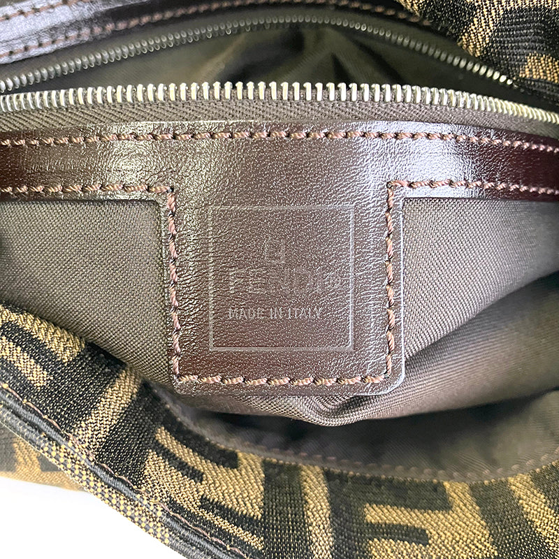 フェンディ FENDI マンマバケット ハンドバッグ ワン ショルダーバッグ 総柄 ロゴ ブラウン WS2473 – NUIR VINTAGE